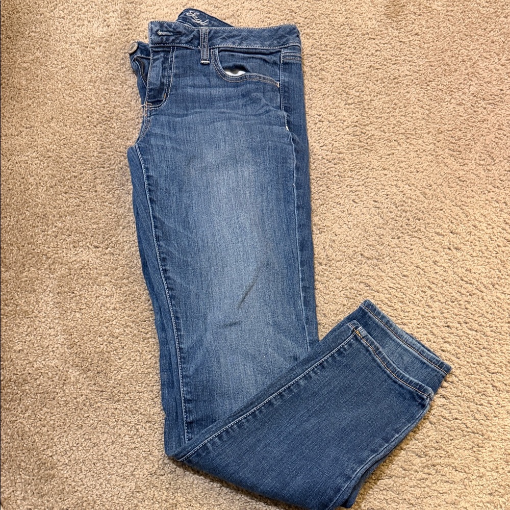 American Eagle Outfitters Jeggings in Classic Blue Denin
